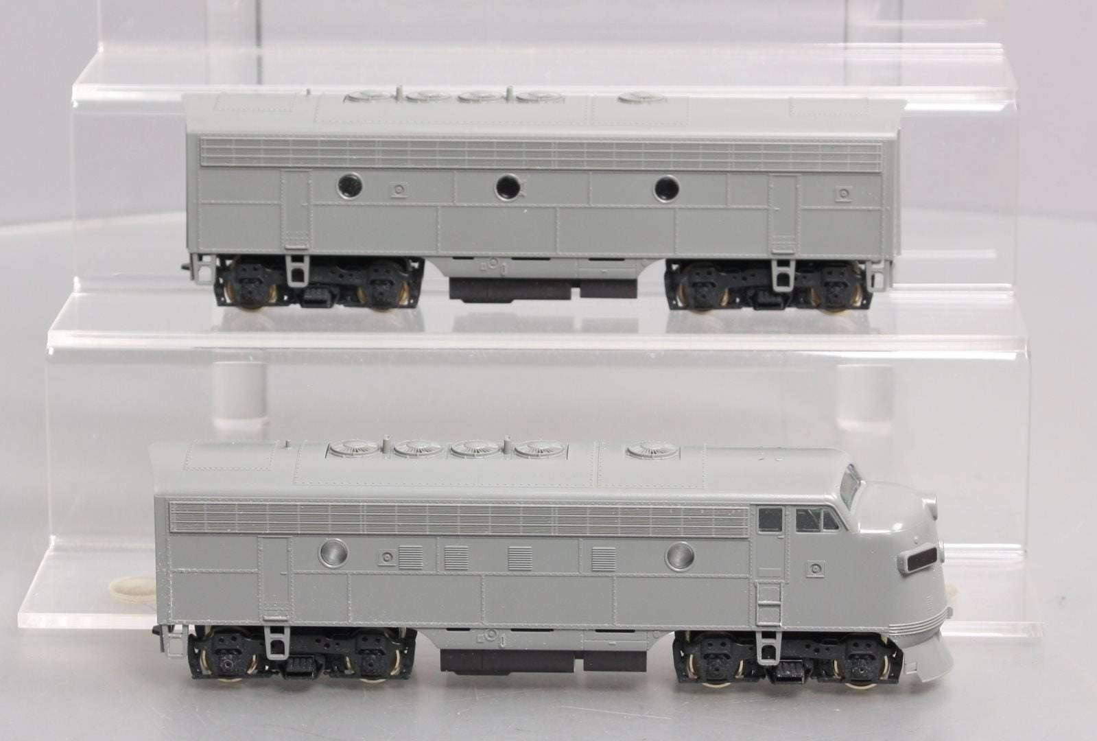 Stewart 5601 HO Undecorated Diesel EMD F7 Phase I-Early A/B Set - Double Nose