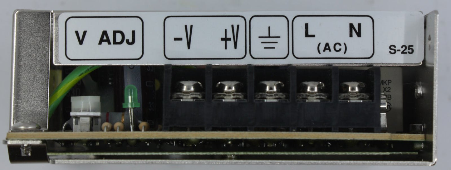 Mean Well S-25-24 24VDC 1.1A 25 Watt Switching Power Supply