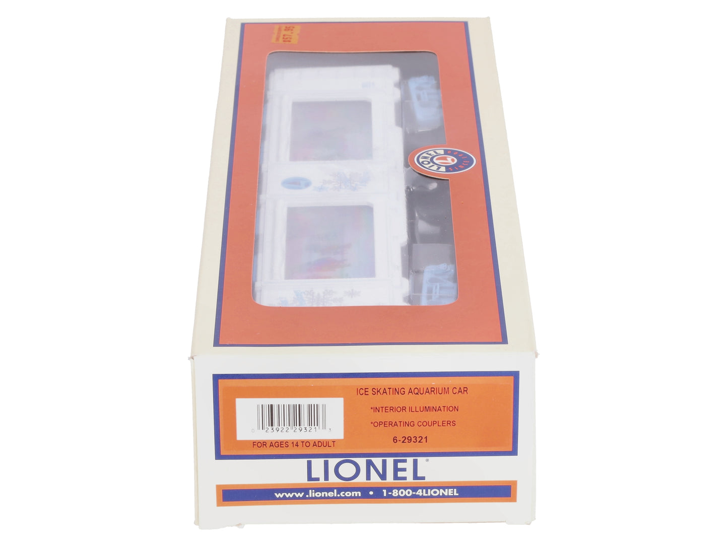 Lionel 6-29321 O Gauge Lionelville Ice Skating Aquarium Car LN/Box