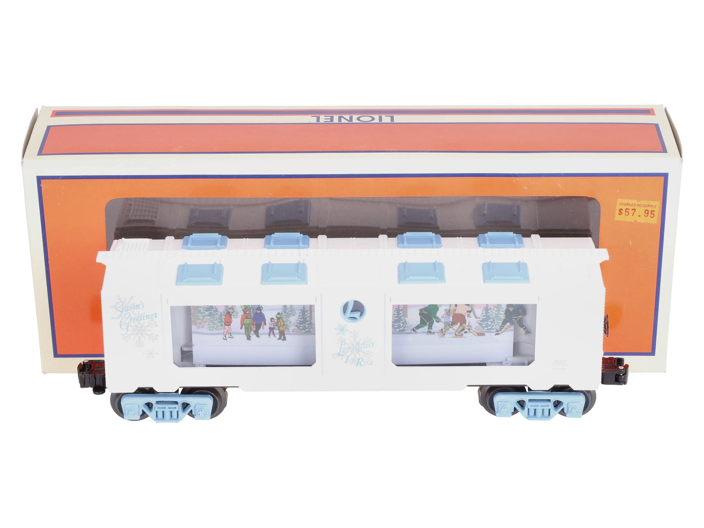 Lionel 6-29321 O Gauge Lionelville Ice Skating Aquarium Car LN/Box