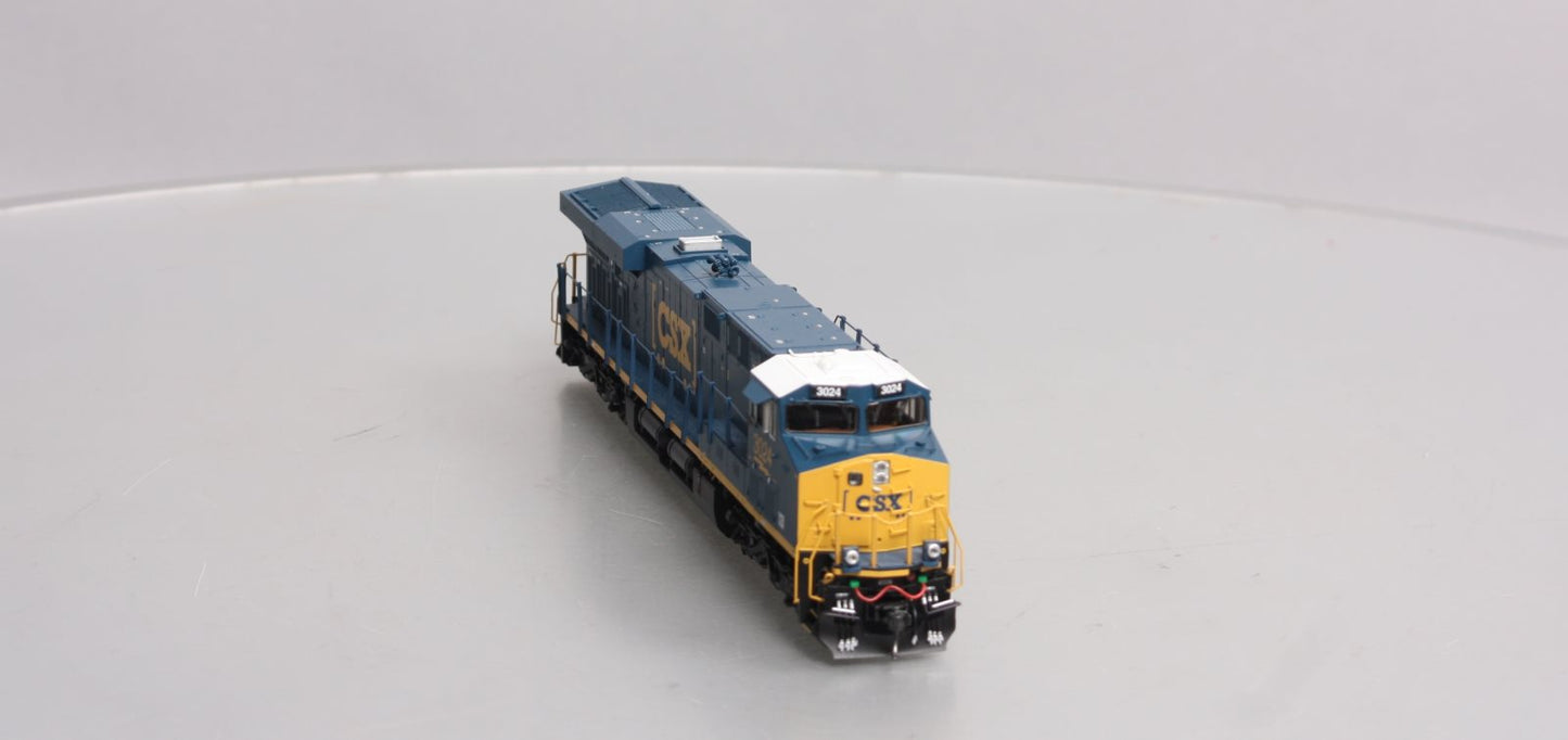MTH 80-2314-0 HO CSX ES44AC Diesel Locomotive #3024 w/ DCC