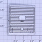 Lionel 6464-7 Silver Single-Panel Boxcar Door