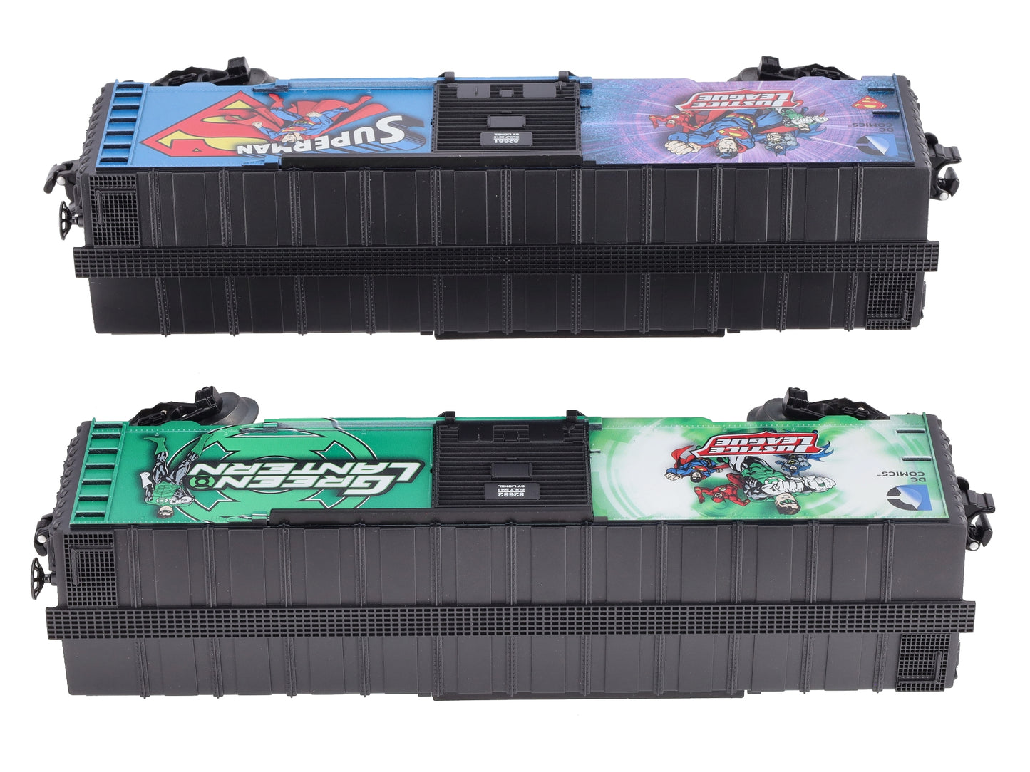 Lionel 6-82684 O Superman/Green Lantern Boxcar 2-Pack