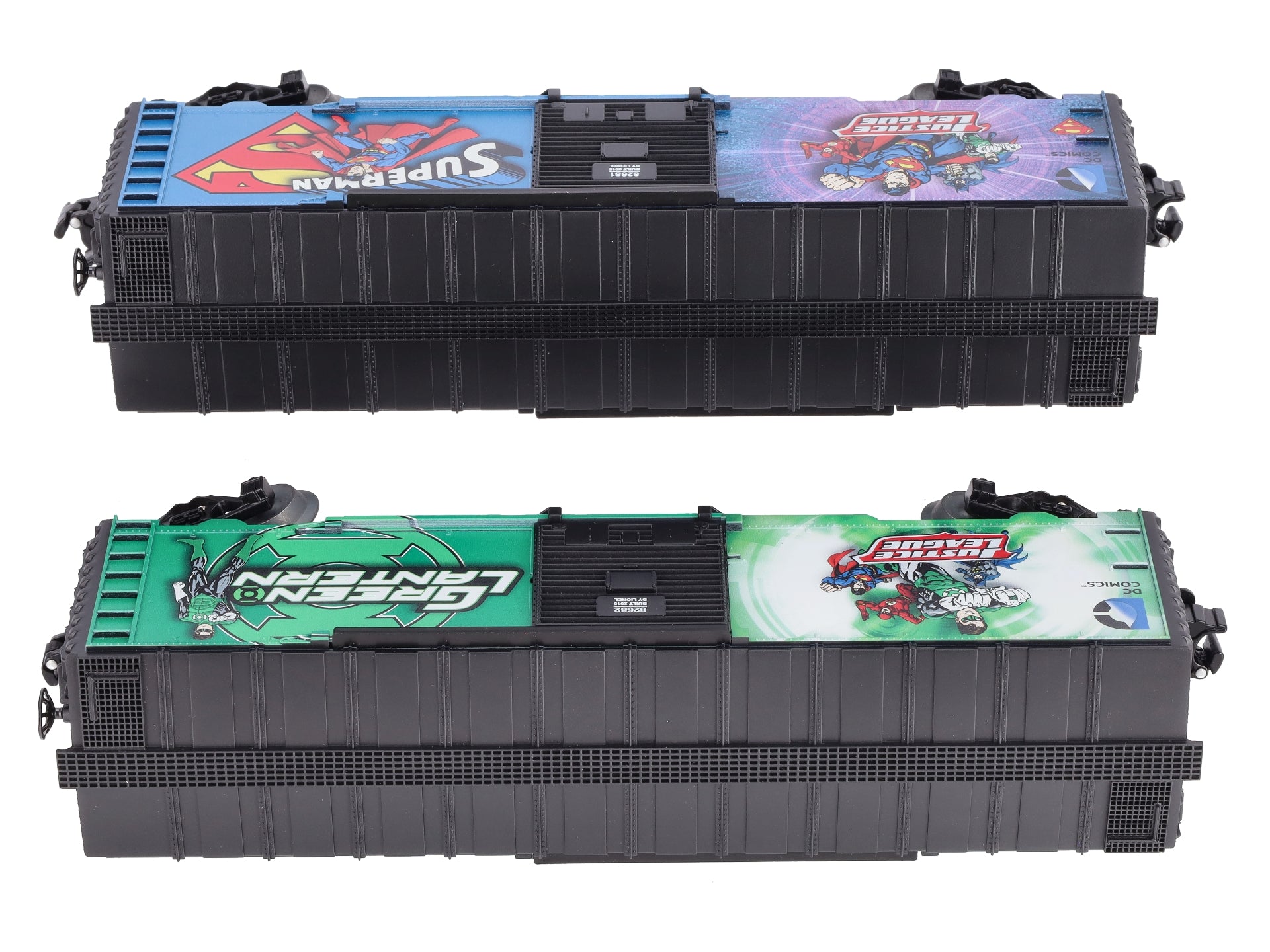 Lionel 6-82684 O Superman/Green Lantern Boxcar 2-Pack