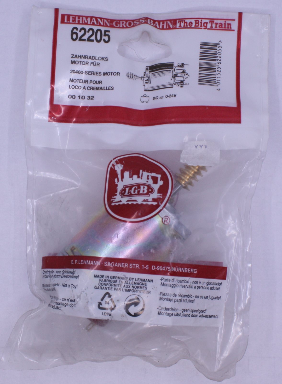 LGB 62205 20460 Series DC Motor