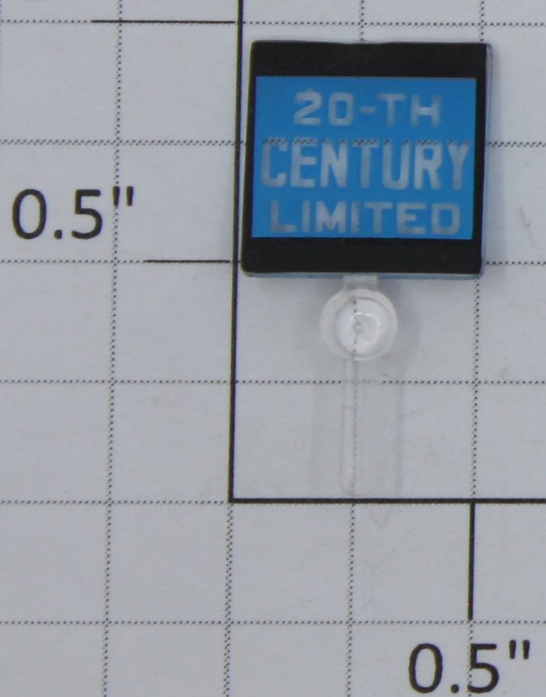 K-Line K4400-15-04TC 20th Century Limited Drum Head Lens