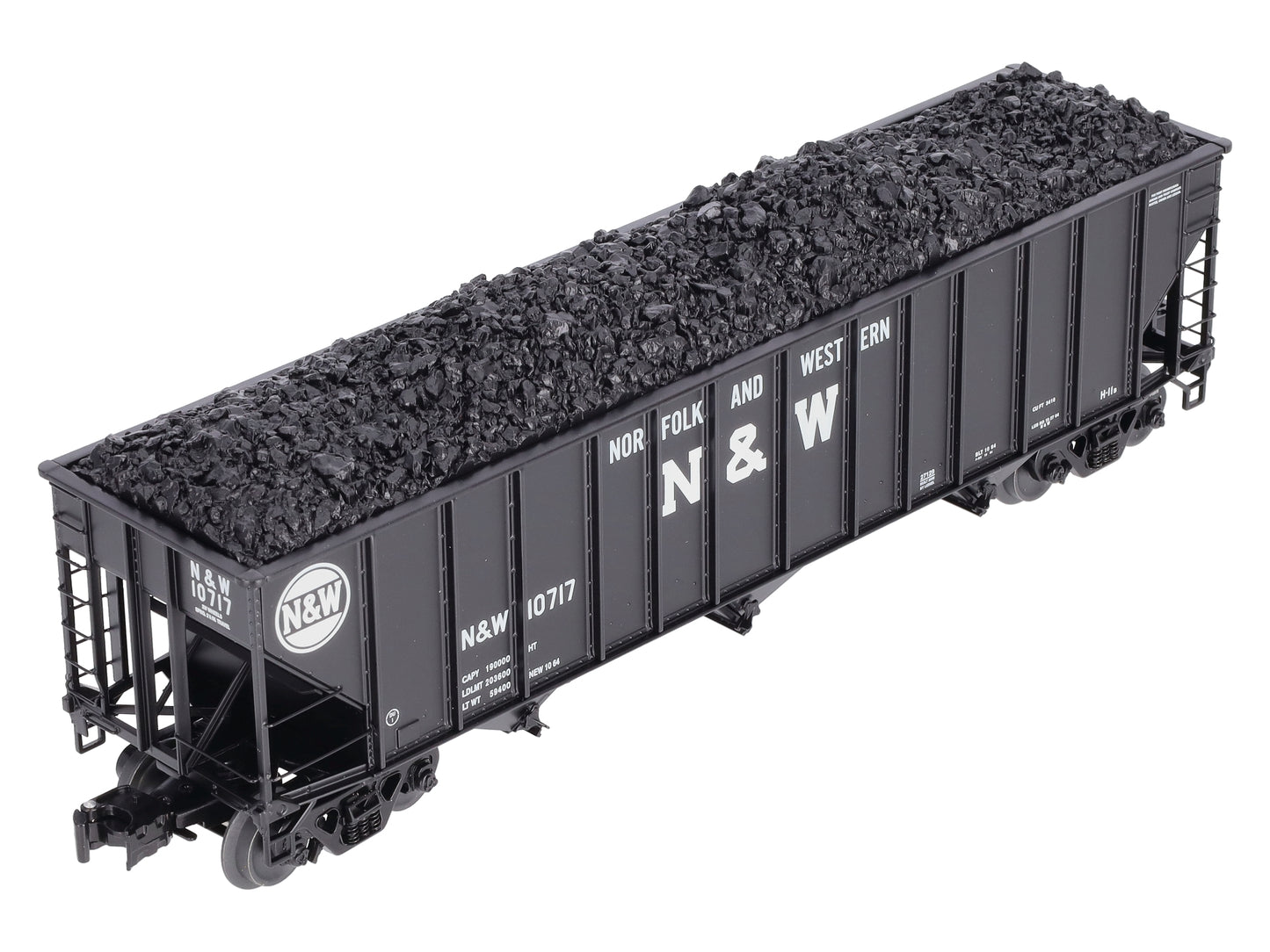 Lionel 6-271296 O Gauge Norfolk & Western 3-Bay Open Hopper #10717