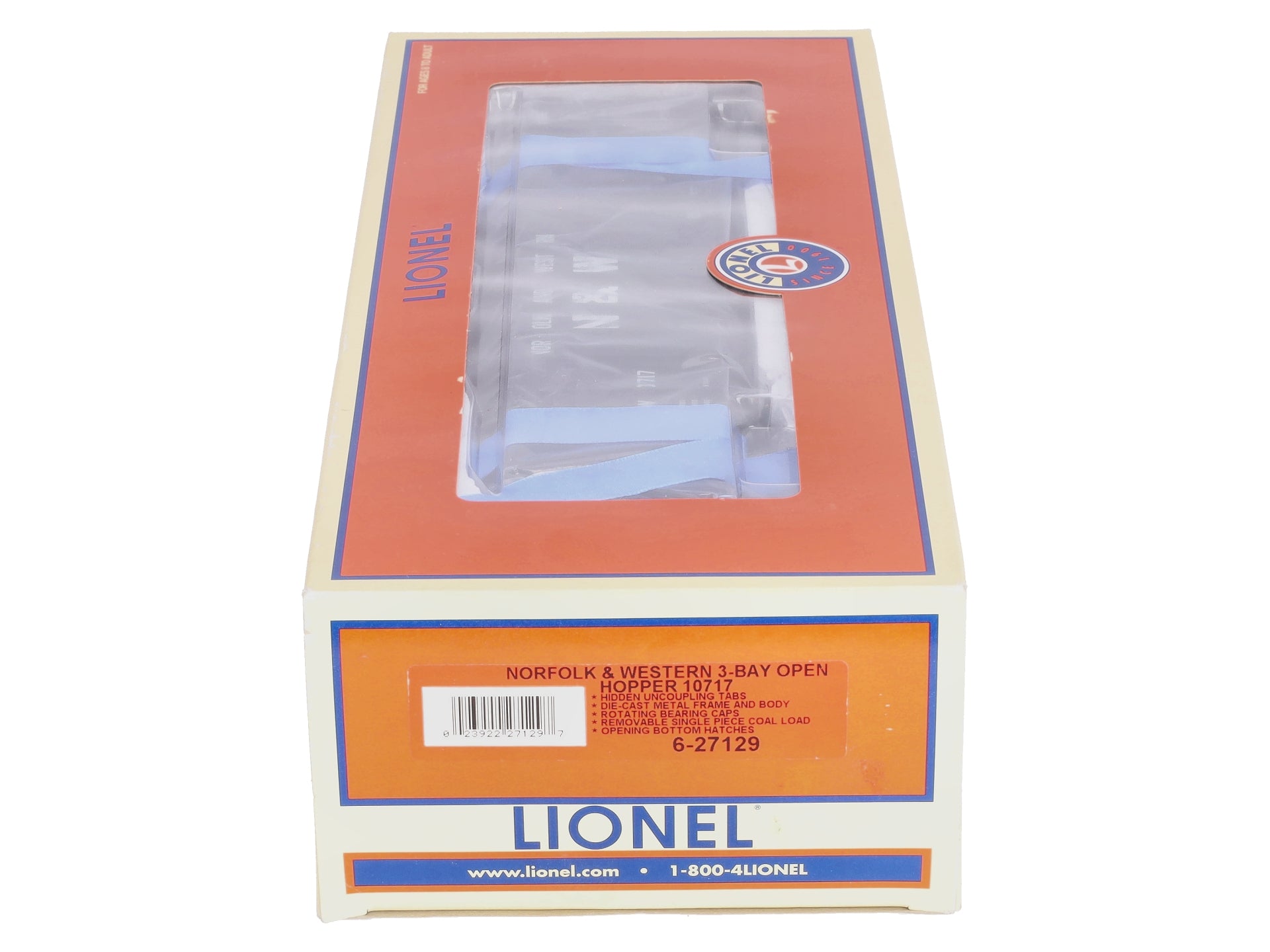 Lionel 6-271296 O Gauge Norfolk & Western 3-Bay Open Hopper #10717