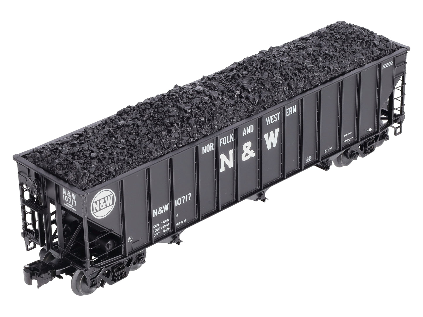 Lionel 6-271296 O Gauge Norfolk & Western 3-Bay Open Hopper #10717