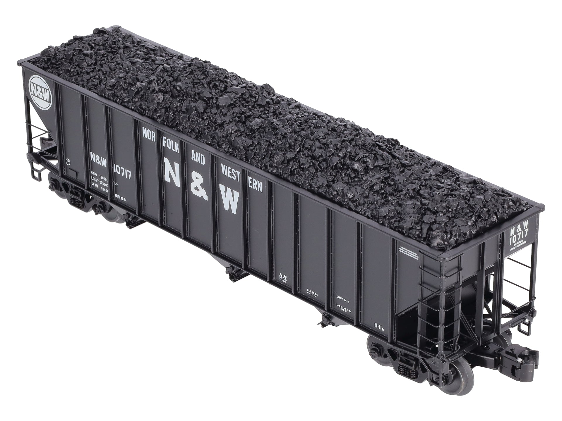 Lionel 6-271296 O Gauge Norfolk & Western 3-Bay Open Hopper #10717
