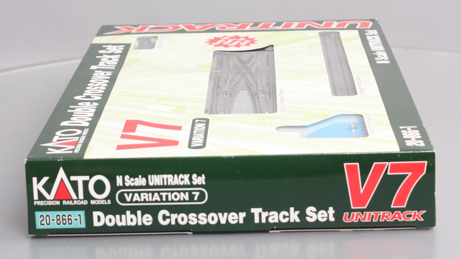 KATO UNITRACK セット Kato 20-866-1 N Scale V7 Double Crossover Track Set – Trainz