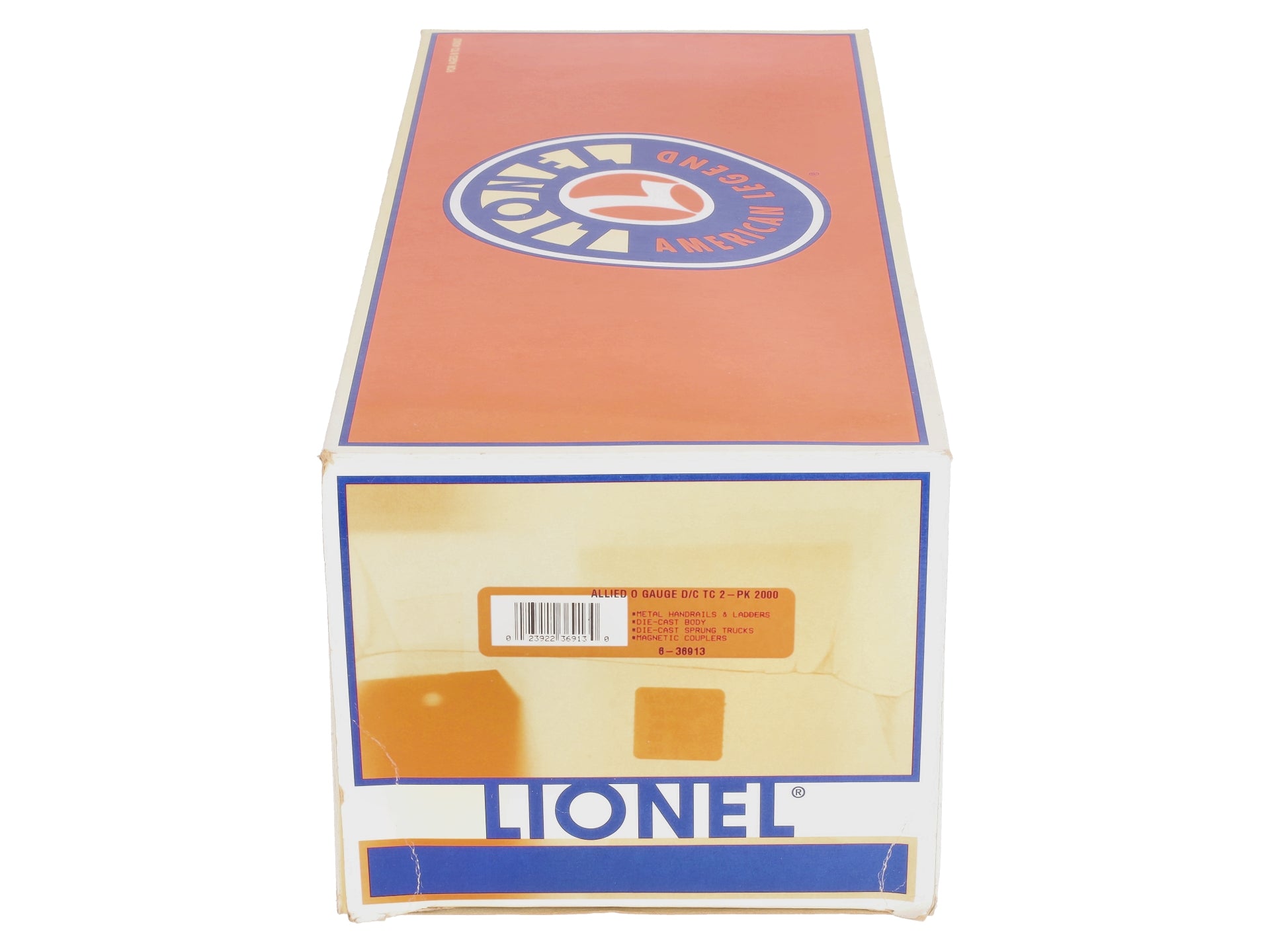 Lionel 6-36913 O Gauge Allied Chem Die-Cast Single Dome Tank 2-Car Set