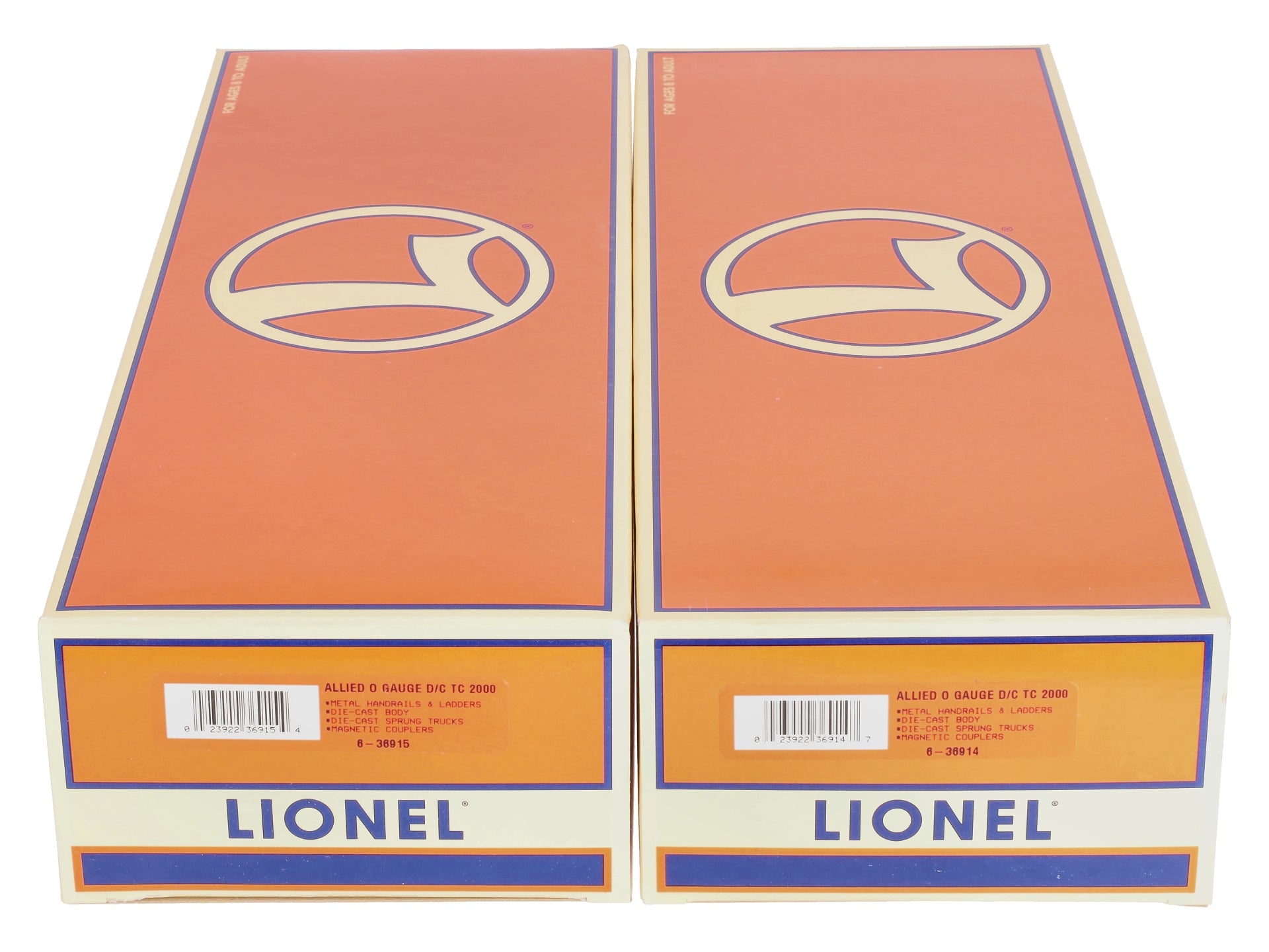 Lionel 6-36913 O Gauge Allied Chem Die-Cast Single Dome Tank 2-Car Set