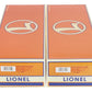 Lionel 6-36913 O Gauge Allied Chem Die-Cast Single Dome Tank 2-Car Set MT/Box