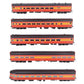 MTH 80-60035 HO Southern Pacific De-Skirted Passenger Car Set (Set of 5)
