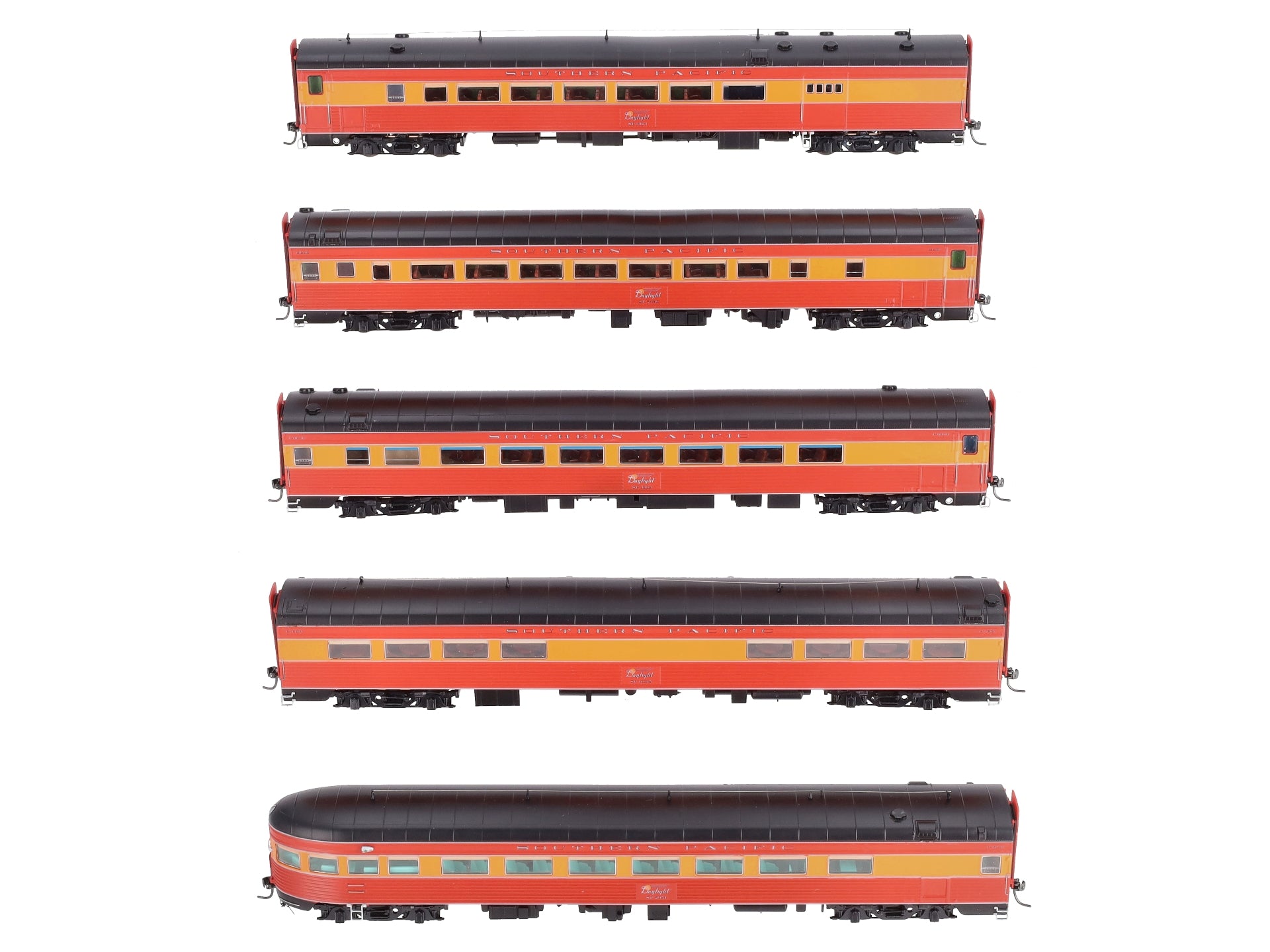 MTH 80-60035 HO Southern Pacific De-Skirted Passenger Car Set (Set of 5)
