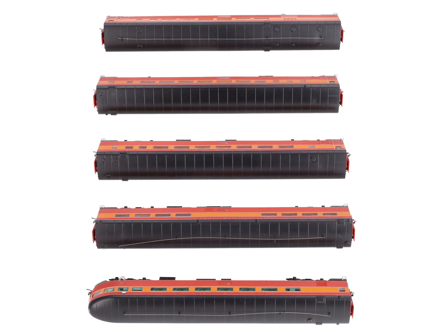MTH 80-60035 HO Southern Pacific De-Skirted Passenger Car Set (Set of 5)