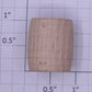 Acme 0715-1432 G Scale Unfinished Wooden Pickle Barrel