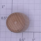 Acme 0715-1432 G Scale Unfinished Wooden Pickle Barrel
