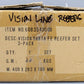 Lionel 6-83549 O VISIONLINE ATSF Reefers w/One Operating Car (Set of 3)