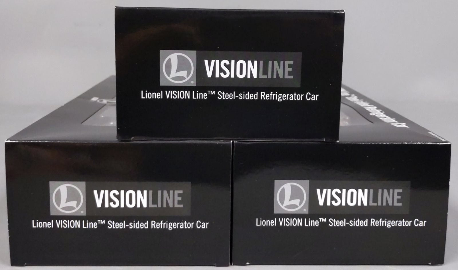Lionel 6-83549 O VISIONLINE ATSF Reefers w/One Operating Car (Set of 3)