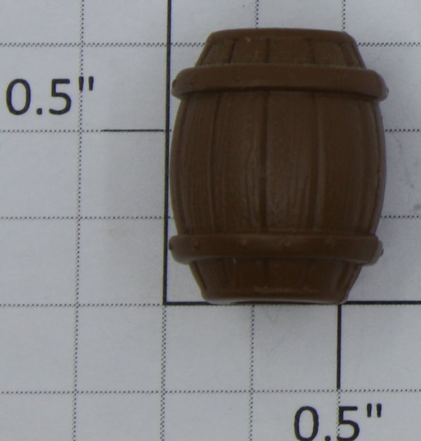 Acme 0715-1200 O Gauge Brown Plastic Pickle Barrel