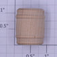 Acme 1000X-1023 Medium Unstained Wooden Pickle Barrel 1 5/32" H x 7/8" OD