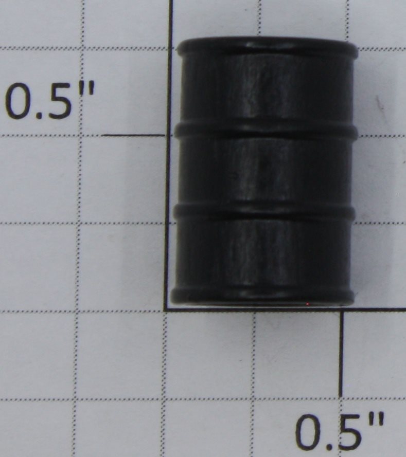 Acme 0715-0919 O Gauge Black Painted Wood Oil Barrel Drum