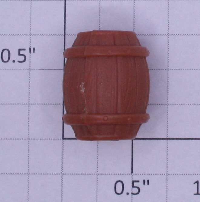 Acme 0715-1204 O Gauge Light Brown Plastic Pickle Barrel