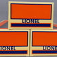 Lionel 6-29434 O Weyerhaeuser Timber Skelton Log Cars (3 Pack) LN/Box