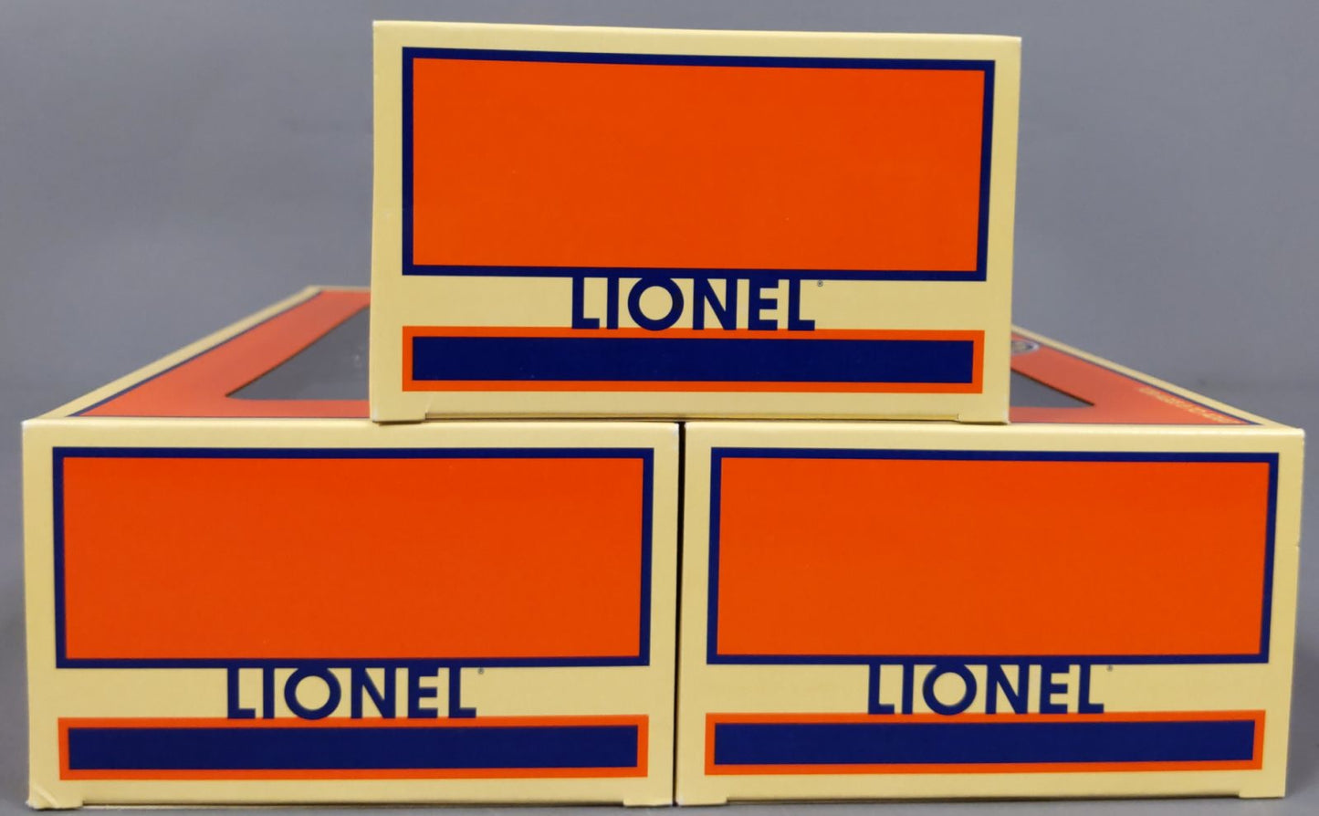 Lionel 6-29434 O Weyerhaeuser Timber Skelton Log Cars (3 Pack) LN/Box