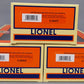 Lionel 6-29434 O Weyerhaeuser Timber Skelton Log Cars (3 Pack) LN/Box