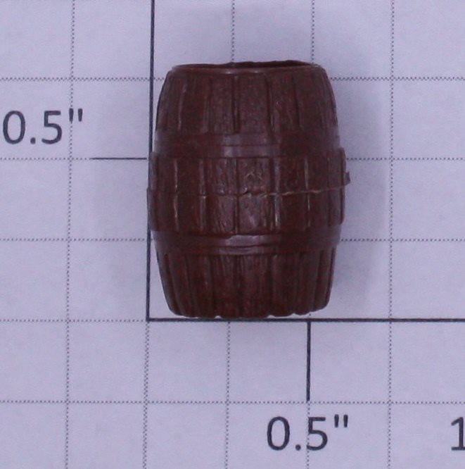 Acme 0715-1212 O Gauge Brown Plastic Pickle Barrel