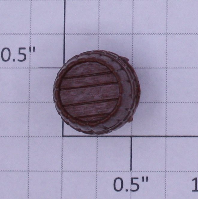 Acme 0715-1212 O Gauge Brown Plastic Pickle Barrel