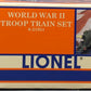 Lionel 6-21951 O Gauge World War II Troop Train Steam Train Set MT/Box