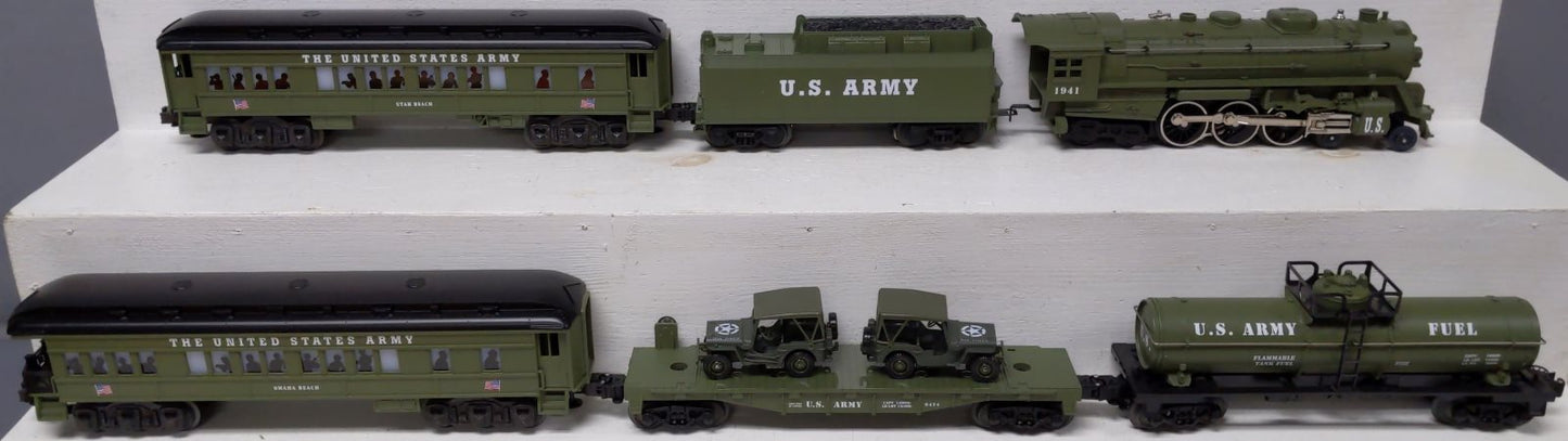 Lionel 6-21951 O Gauge World War II Troop Train Steam Train Set MT/Box