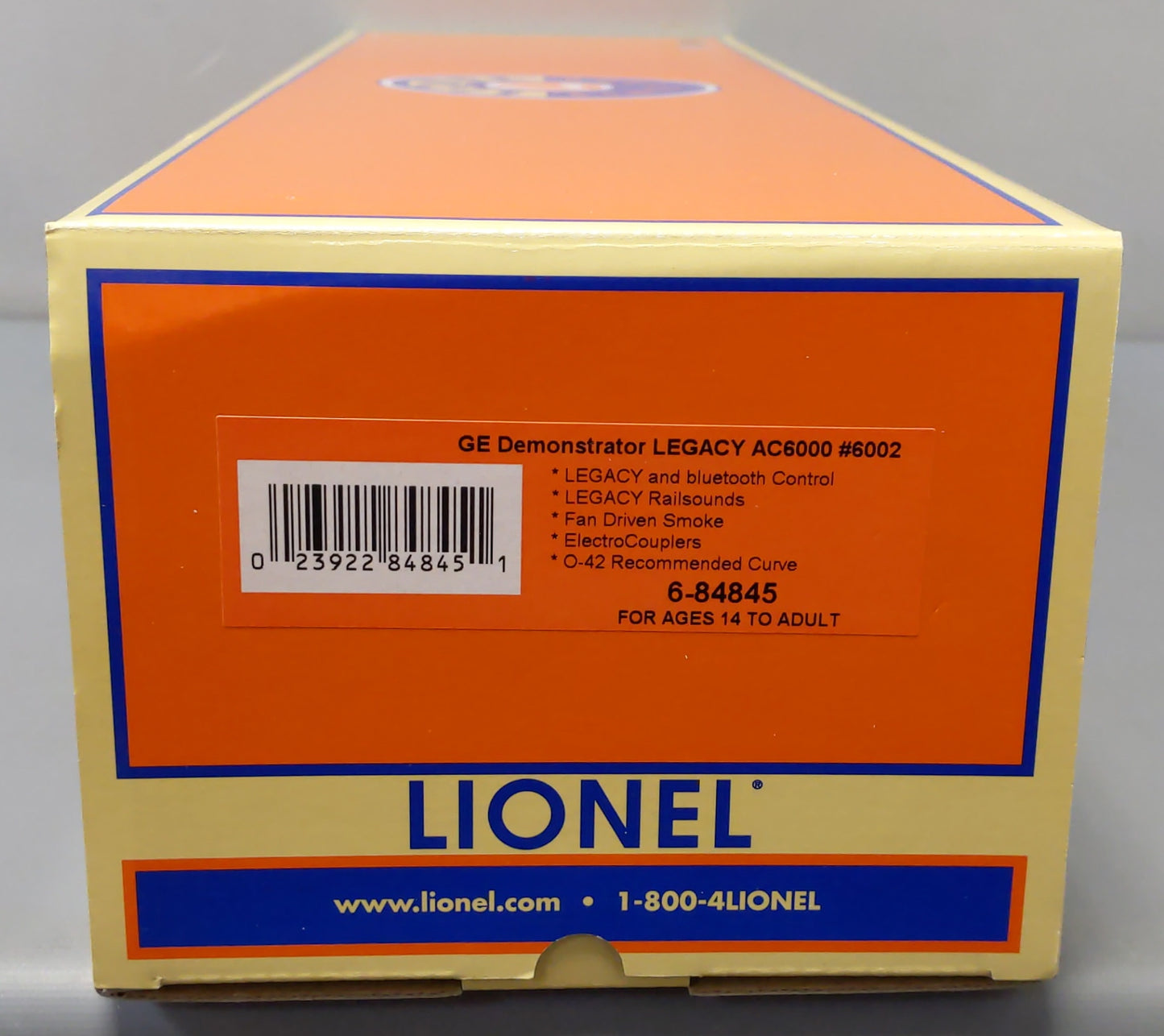Lionel 6-84845 General Electric Demonstrator Legacy AC6000 Diesel Loco #6002