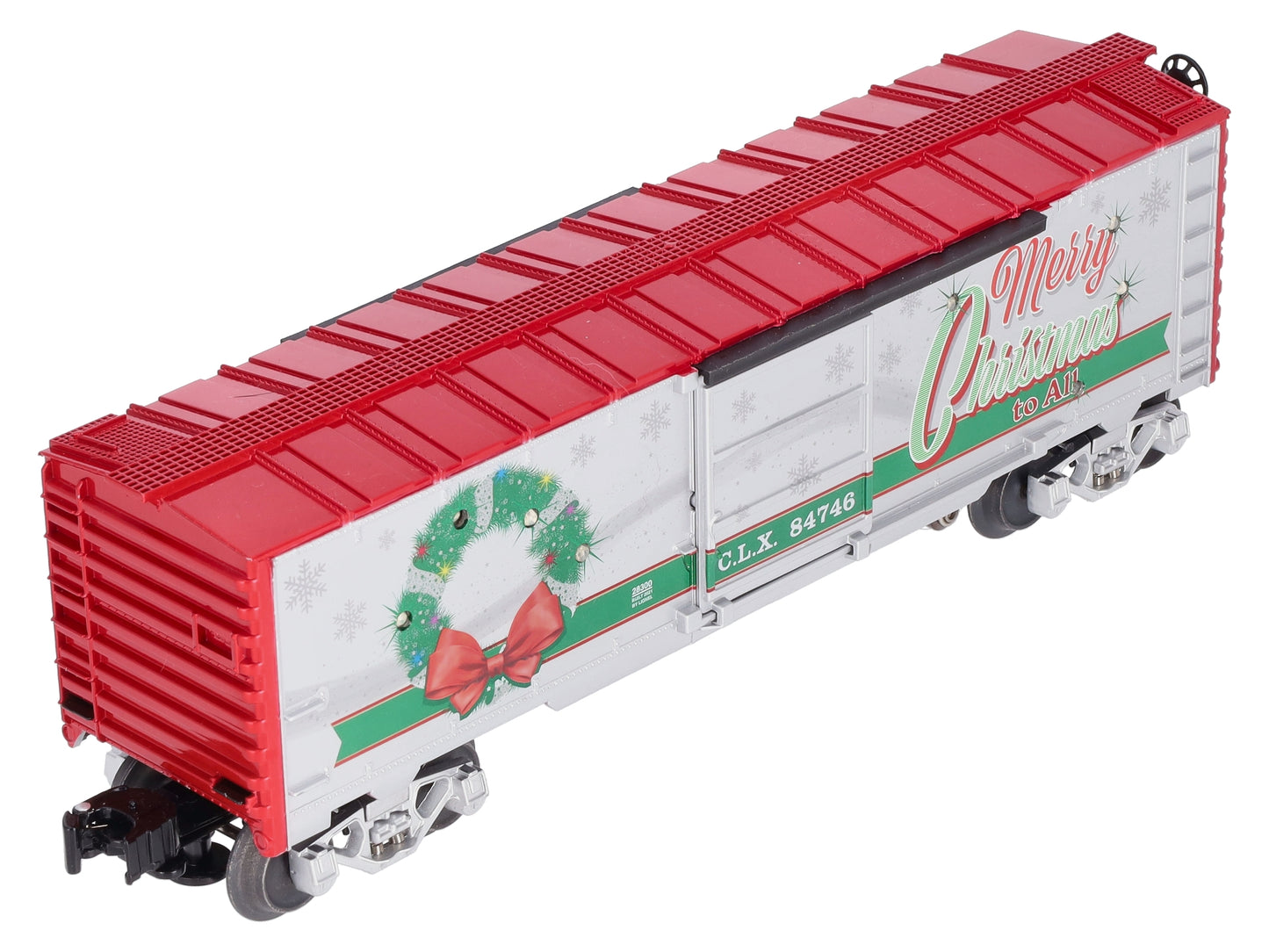 Lionel 2028300 O Christmas Light Express Boxcar LN/Box