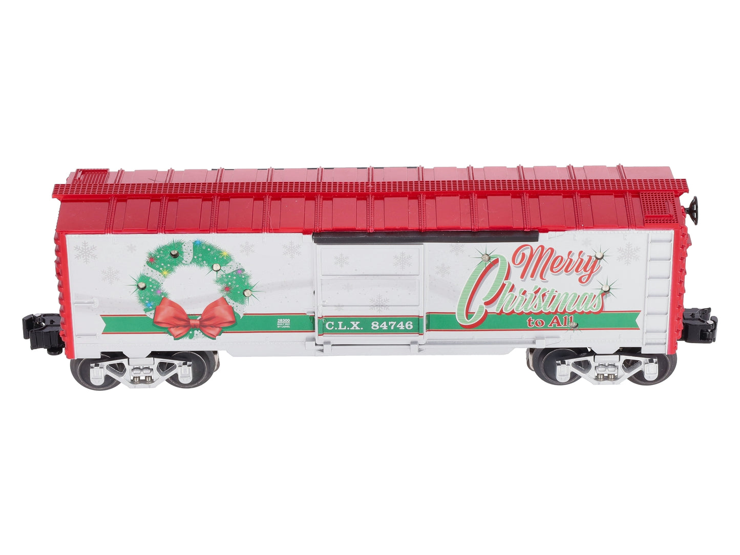 Lionel 2028300 O Christmas Light Express Boxcar LN/Box