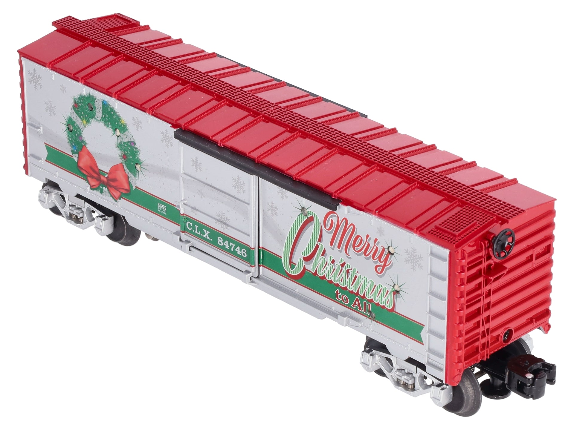 Lionel 2028300 O Christmas Light Express Boxcar – Trainz