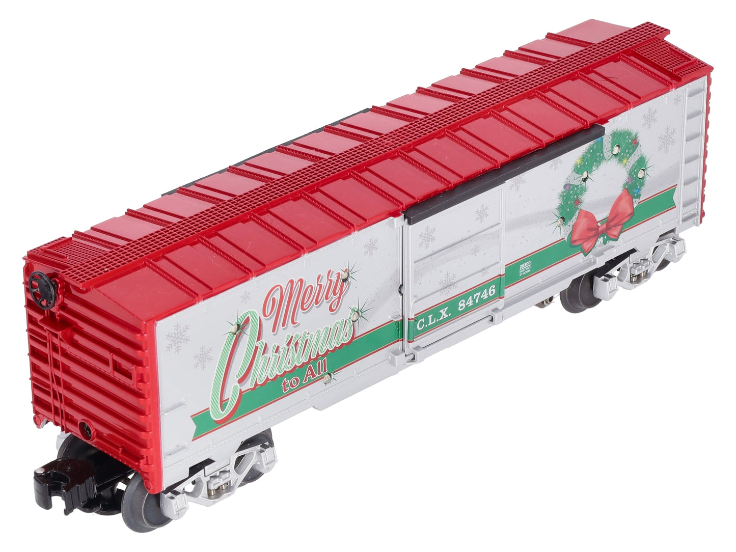 Lionel 2028300 O Christmas Light Express Boxcar LN/Box
