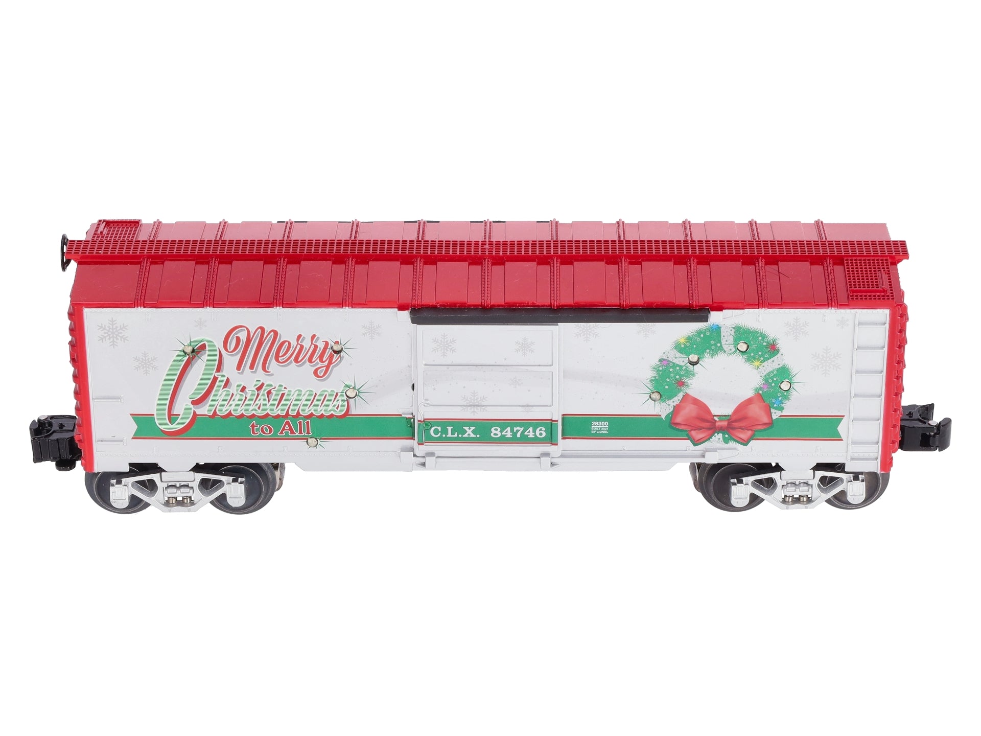 Lionel 2028300 O Christmas Light Express Boxcar LN/Box