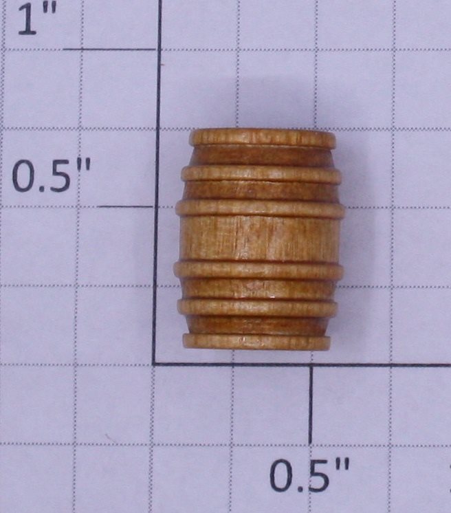 Acme 0715-1236 O Gauge Finished Wooden Barrel