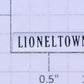 Lionel 127-101 Lioneltown Plate with Adhesive