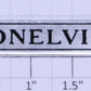 Lionel 126-121 Nickel Lionelville Plate with Adhesive