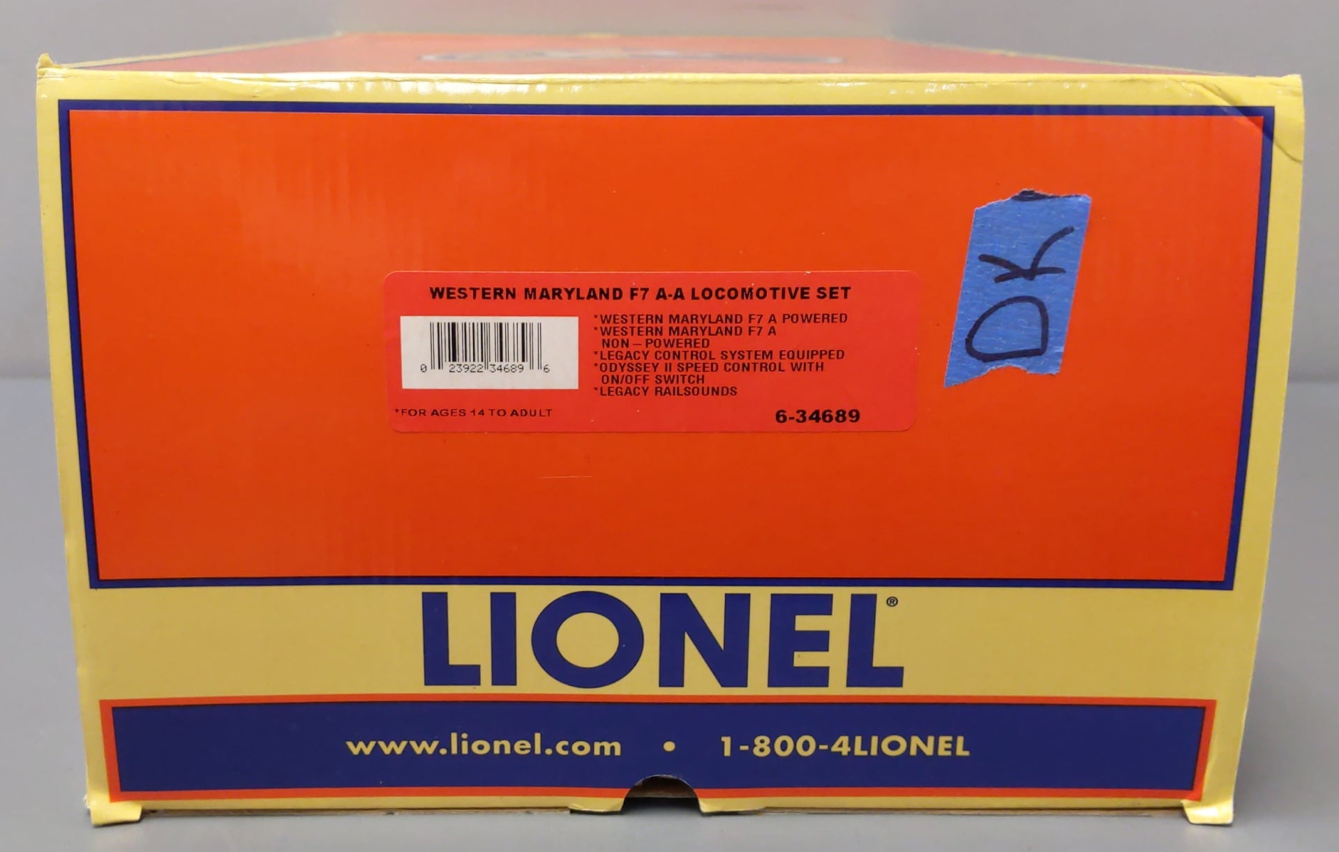 Lionel 6-34689 O Western & Maryland F-7AA Powered Diesel Locomotive #236/240