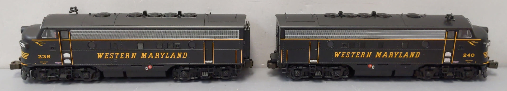 Lionel 6-34689 O Western & Maryland F-7AA Powered Diesel Locomotive #236/240