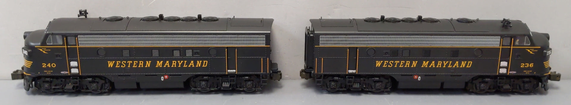 Lionel 6-34689 O Western & Maryland F-7AA Powered Diesel Locomotive #236/240