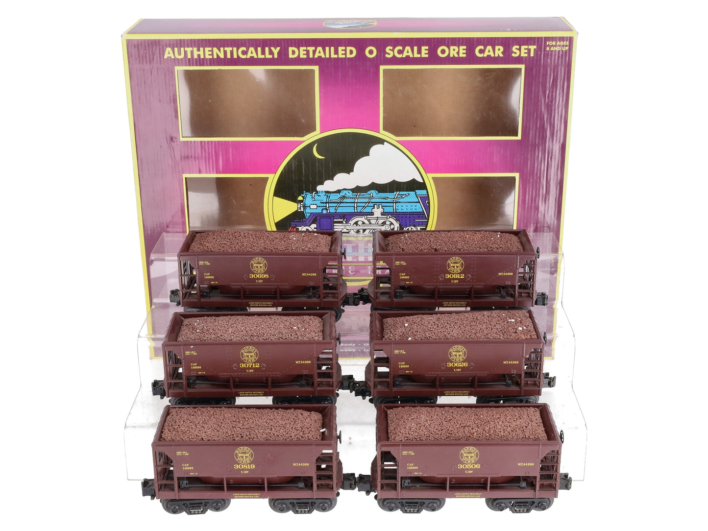 MTH 20-97506 O Duluth, Missabe & Iron Range Premier Ore Car Set (Set of 6) LN/Box