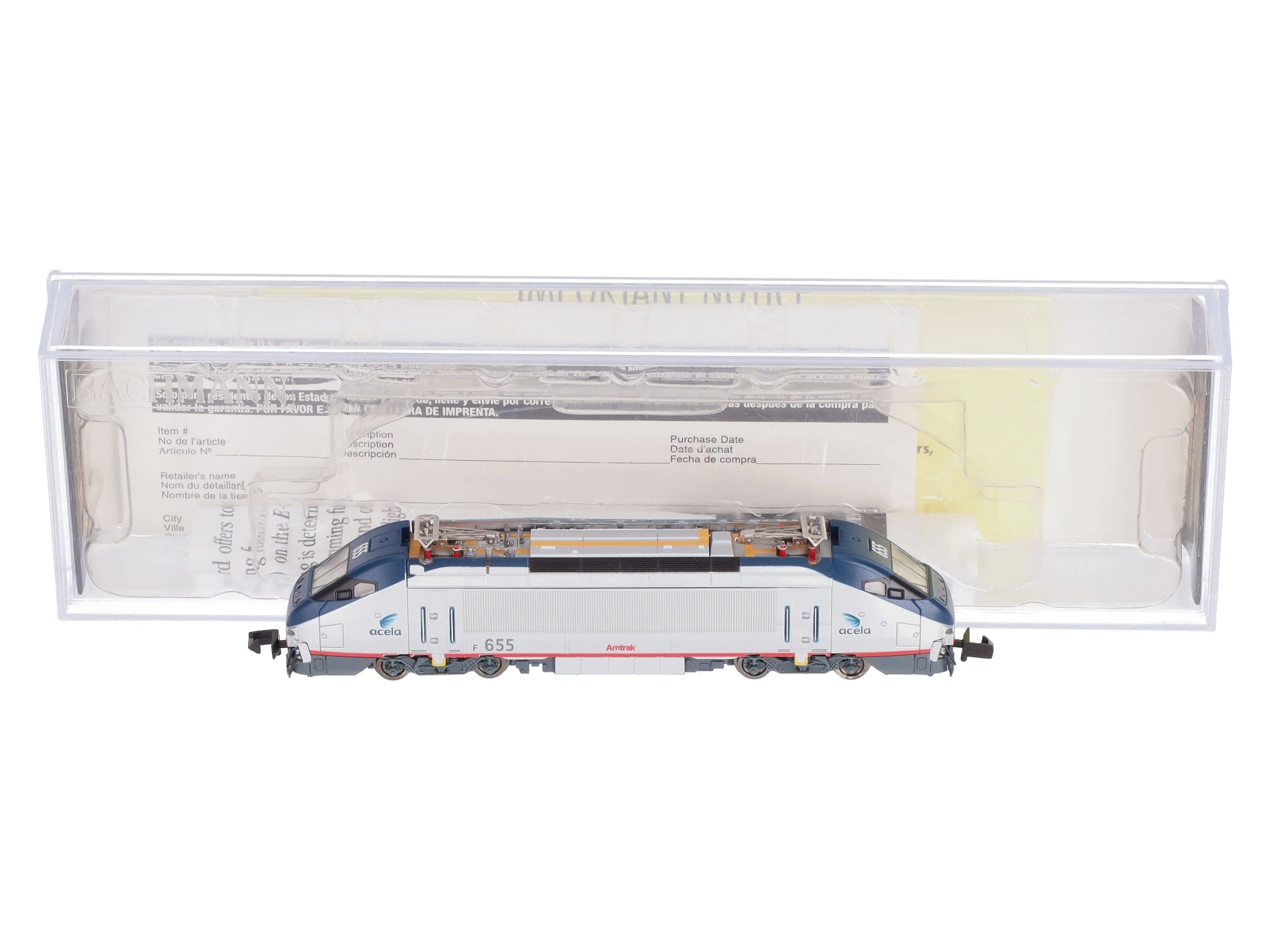 Bachmann 83053 Spectrum N scale Amtrak HHP-8 Diesel Locomotive w/DCC